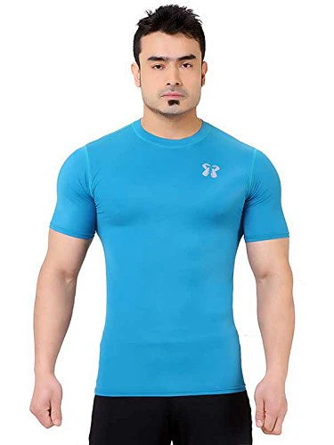 Drift Compression Short Sleeves Atlantic Blue