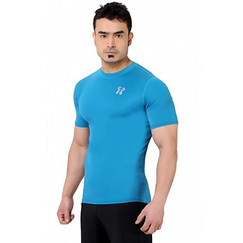 Drift Compression Short Sleeves Atlantic Blue