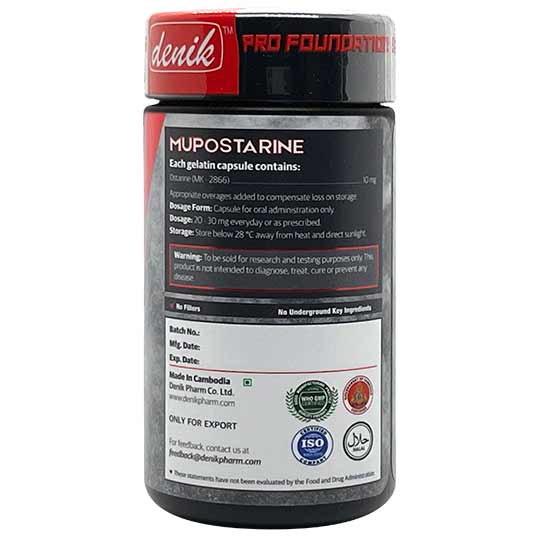 MUPOSTARINE: Ostarine (MK-2866) Powerful SARM for muscle gain, fat loss and Strength. Power of ANAVAR and DECA combined.