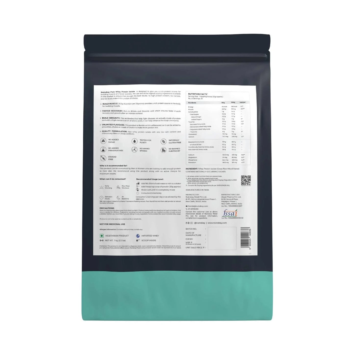 Nutrabay Pure Whey Protein Isolate