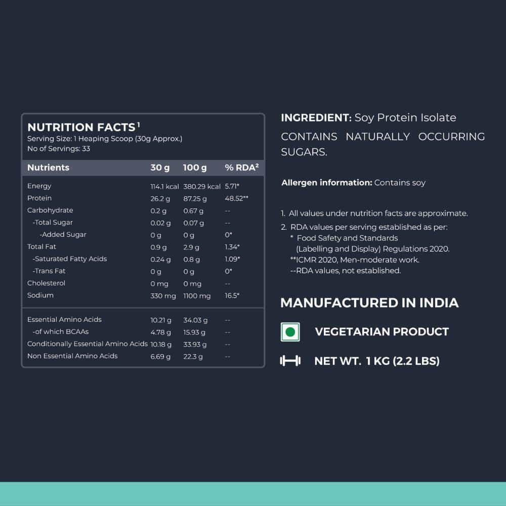 Nutrabay Pure 100% Soy Protein Isolate
