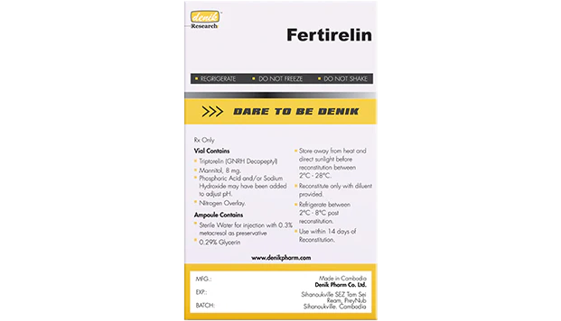 FERTIRELIN:Triptorelin to kickstart Testosterone and Sperm Production Effectively. Perfect PCT support.