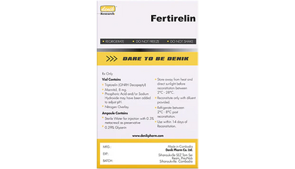 FERTIRELIN:Triptorelin to kickstart Testosterone and Sperm Production Effectively. Perfect PCT support.