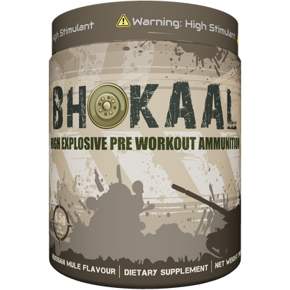BHOKAAL: High Explosive Pre-Workout for Massive Power and Pump(390g, 60 Servings)