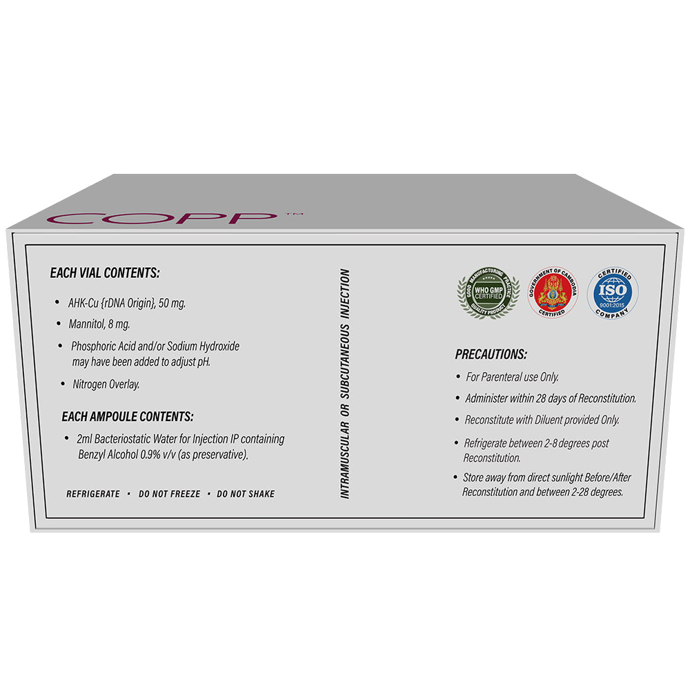 TRI COPP (AHK-Cu) | Copper Peptide for Hair Growth & Skin Regeneration