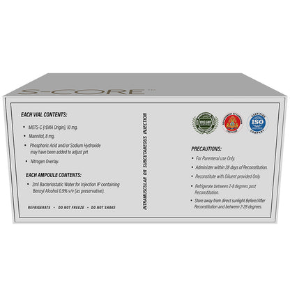 MOTS-CORE (MOTS-C): Unlock Metabolic Efficiency, Burn Fat & Boost Cellular Energy