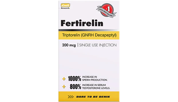 FERTIRELIN:Triptorelin to kickstart Testosterone and Sperm Production Effectively. Perfect PCT support.