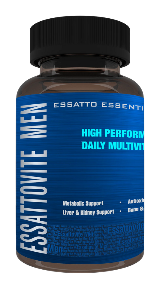 ESSATTOVITE MEN: The Multivitamin and Multimineral Supplement with Ashwagandha & Brahmi(120 Caps).