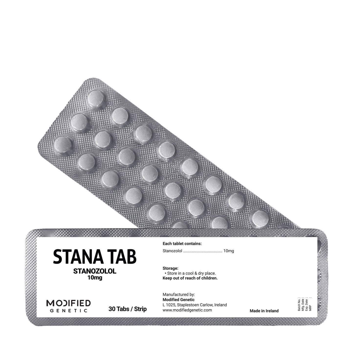 MODIFIED GENETIC STANA TAB : Powerful stanozolol for for perfect shredded and Sharp Physique. Immense Power, Instant results !!