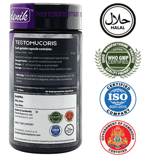 TESTOMUCORIS: Testolone (RAD-140 ) Powerful gaining with improved Testosterone.