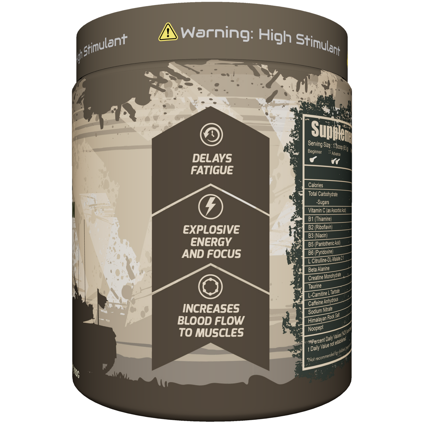 BHOKAAL: High Explosive Pre-Workout for Massive Power and Pump(390g, 60 Servings)