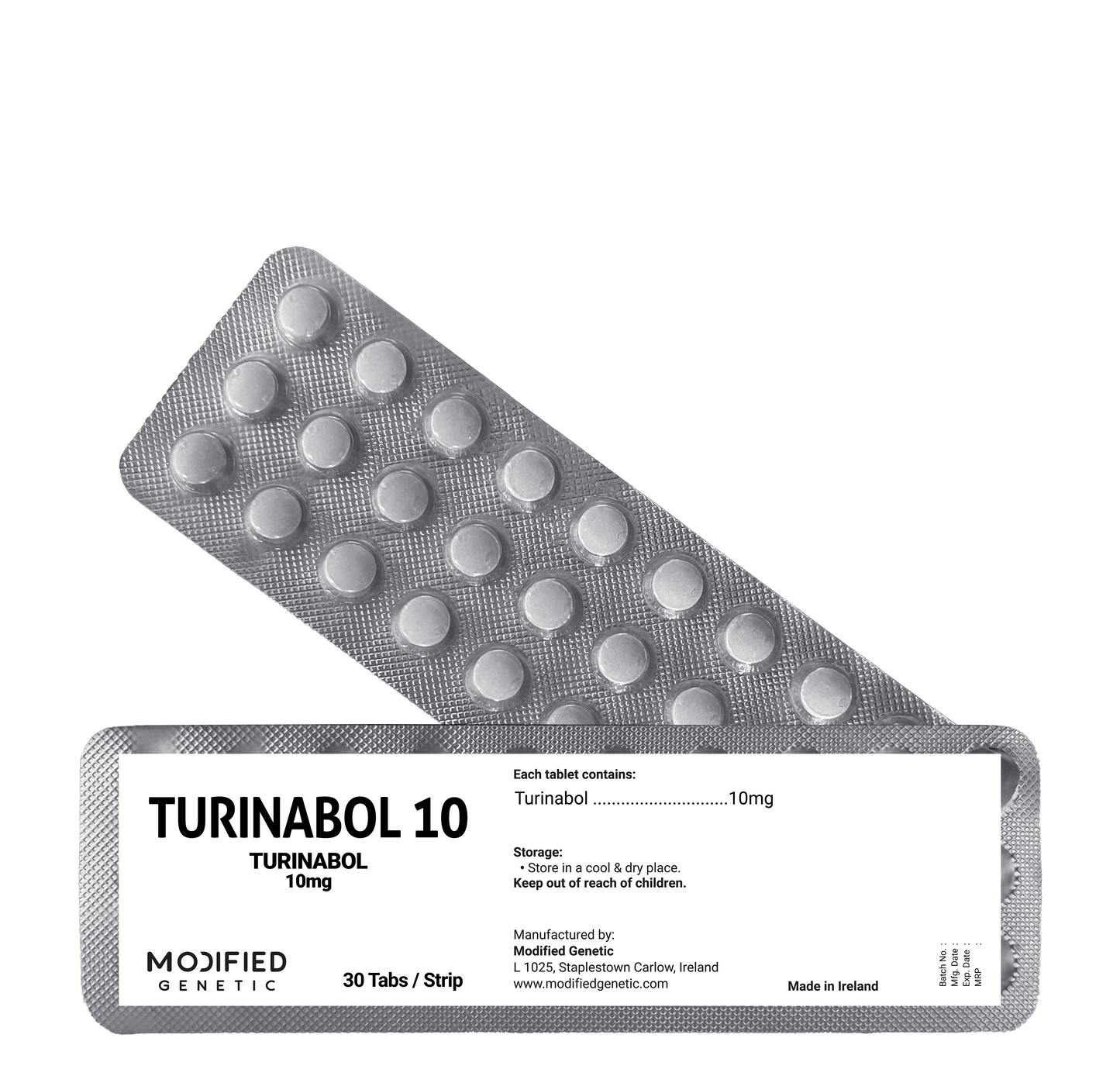 MODIFIED GENETIC TURINABOL: High Quality gains, Amazing power Instant and Immense. 10mg 30Tab Strip !!